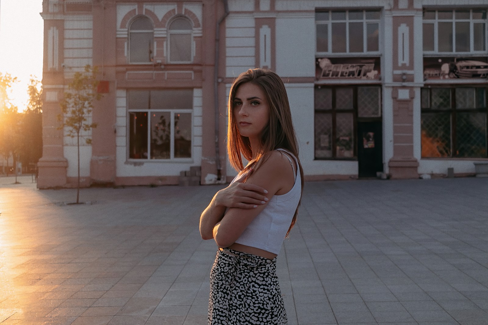 a woman posing for a picture